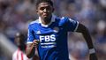 Wesley Fofana of Leicester City in action during the Premier League match between Leicester City and Brentford