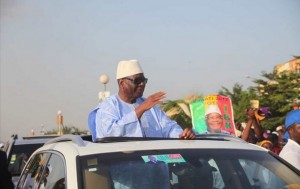 ibrahim boubacar keita rpm ibk residence sebenikoro campagne presidentielle juillet 2013