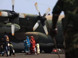 Familles femmes enfants Tchadiens rapatriées Bangui centrafrique