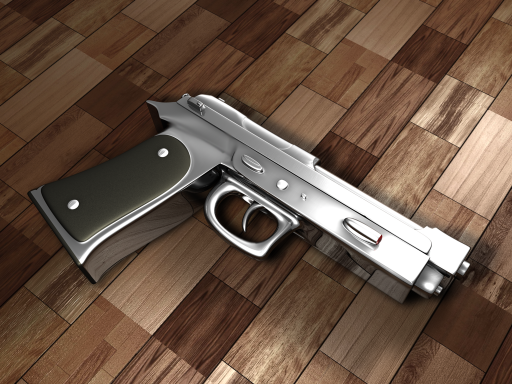 pistolet pea arme
