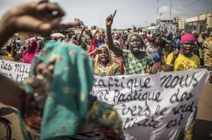 manifestation bangui centrafrique