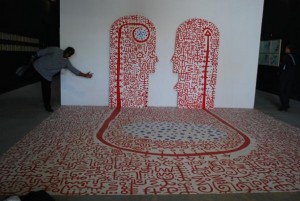 nigerian victor ekpuk oeuvre exposition internationale biennale art culture
