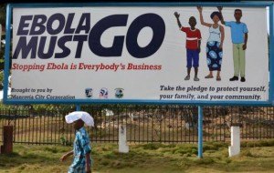 ebola pancarte panneau publicitaire