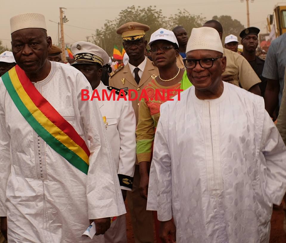 ibk ibrahim boubacar keita president malien visite kalfa sanogo maire sikasso